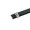 Профиль алюминиевый FERON накладной, черный, матовый экран, 2 заглушки, 4 крепежа CAB262 10371 - фото 86820