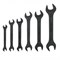 Набор ключей СИБРТЕХ рожковых, 6-32мм, 10шт, CrV 15224 - фото 87781