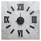Часы настенные DIY римские цифры, плавный ход, чёрные, d=70-80см 6634308 - фото 89012