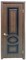 Полотно ЛЕСКОМ дверное Экшпон Неаполь ясень коричневый/черная патина глухое 80 - фото 89651