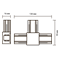 Коннектор JAZZWAY PTR/R CT-WH белый T-образный (встраиваемый) 5031913 - фото 93016