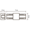 Коннектор JAZZWAY PTR/R CI-WH белый I-образный (встраиваемый) 5031838 - фото 93025