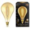 Лампа GAUSS LED Filament PS160 6W 890Lm E27 2700К golden straight 179802118 - фото 95690