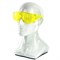 Очки СИБРТЕХ защитные открытого типа, желтые, ударопрочный поликарбонат, бок. и верх. защита 89157 - фото 96007