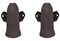 Угол наружный (внешний) с крепежом для плинтуса 70мм Деконика 352 Каштан серый - фото 98585