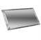 Плитка МСТ прямоугольная зеркальная серебряная 240х120мм 10мм с фацетом ПЗС1-01 - фото 98762