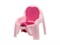 Горшок-стульчик розовый М1528 - фото 98862