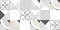 Декор LASSELSBERGER ДЖАПАНДИ 19,8*39,8 пэчворк бело-серый 1641-8645 - фото 98910