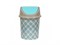 Ведро Сканди для мусора с подвижной крышкой 14л с декором 141447 - фото 99774